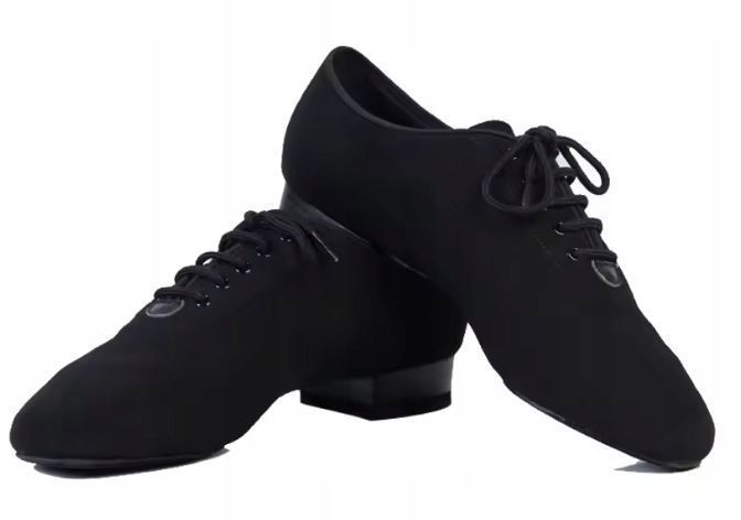 Męskie Buty Do Tańca Obcas Typu Oksford, 25Mm, Płócienne Rozmiar 44