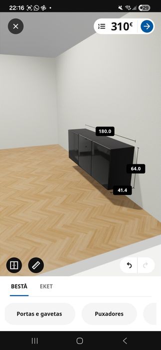 Aparador Besta IKEA