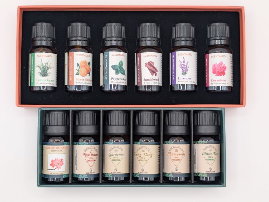 Набір ефірних олій 6×10 мл для аромадифузора Подарунок