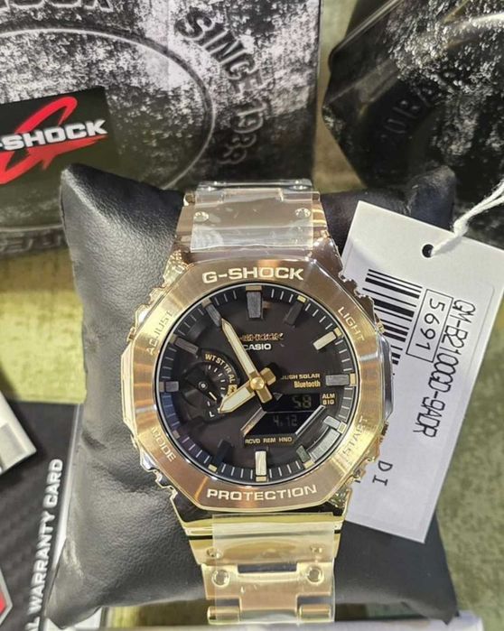 Мужские наручные часы Casio G-Shock GM-B 2100 стальные