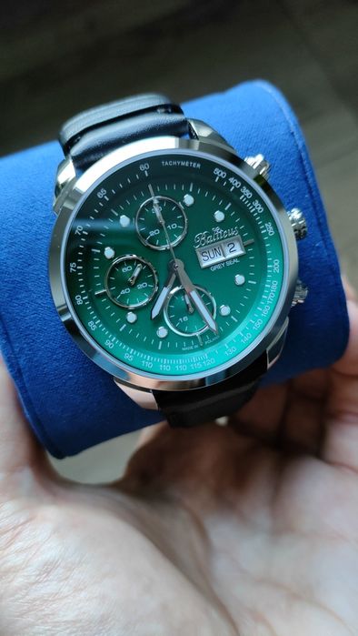 Balticus Grey Seal III Chrono - BLT-BALGSGRNCH