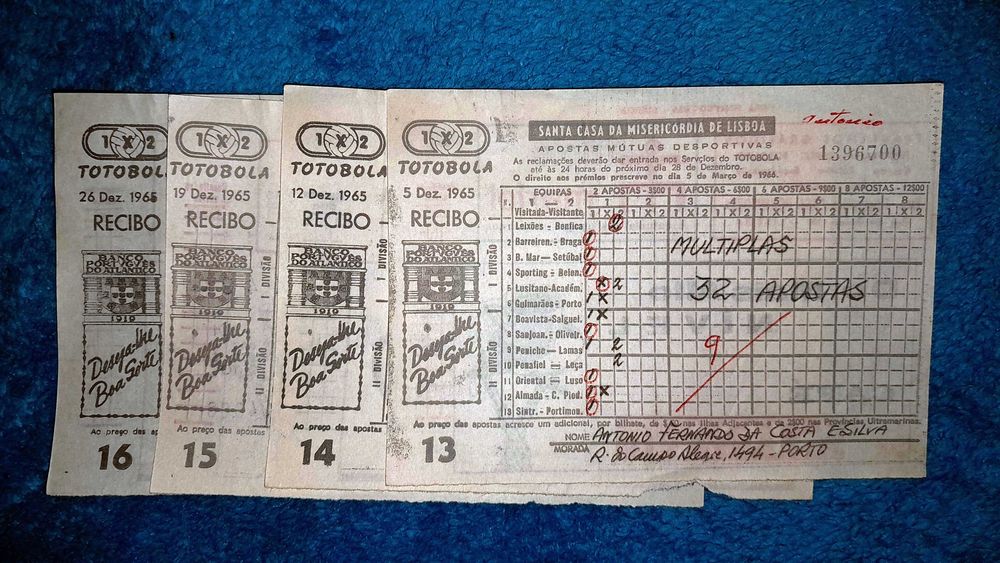 Totobola para colecionadores