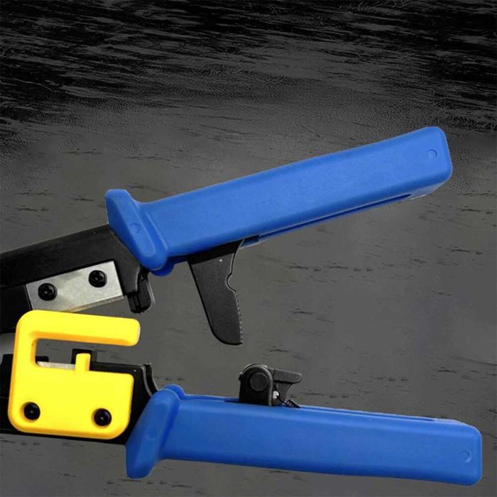 Zaciskarka przelotowa do wtyków RJ45, RJ12 i RJ11