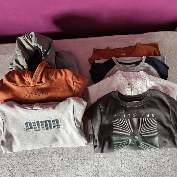 Bluzy chłopięce rozmiar 122