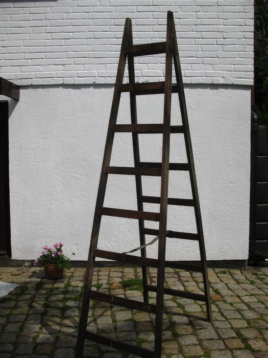 drabina drewniana rozstawna 255cm