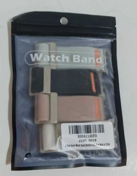 Zestaw 4x Paski Nylonowe Do Apple Watch 38 40 41mm