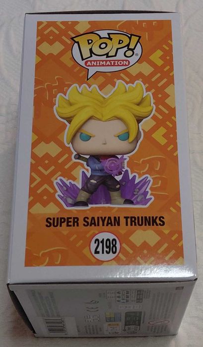 funko pop dragon ball 2198 super saiyan trunks glow chase