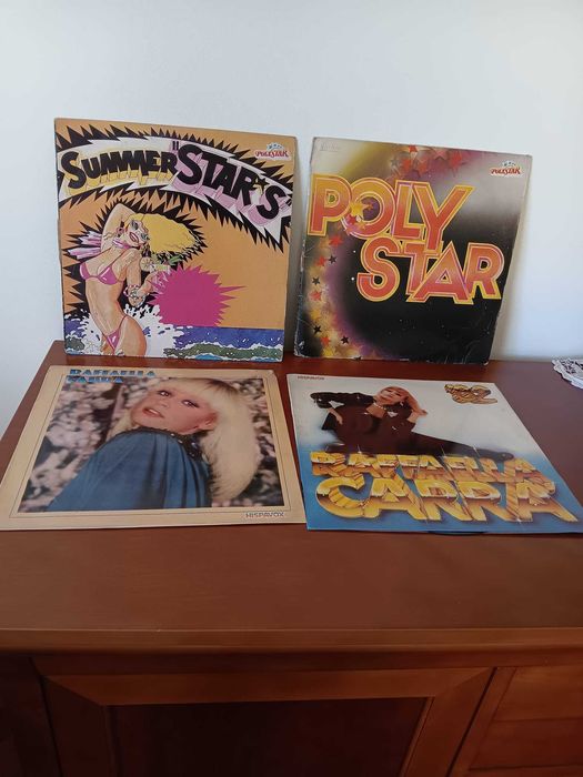 Discos em vinil anos 70 a 90