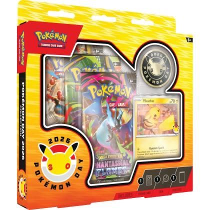 Pokémon TCG: Pokemon Day 2026 / Фірмовий бокс + бустери Pokémon TCG