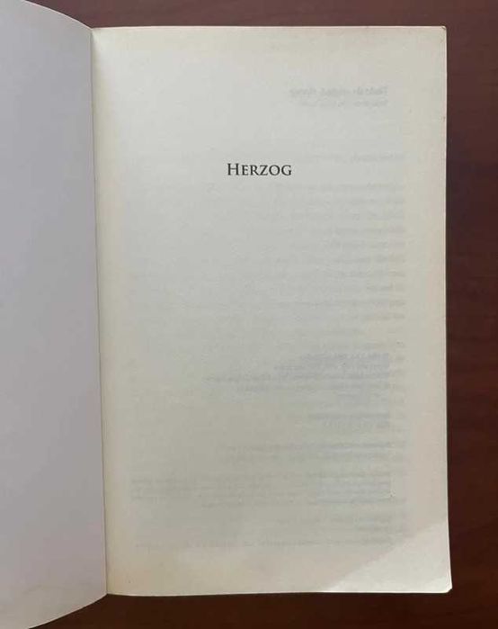 "Herzog" de Saul Bellow