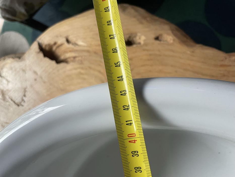 Porcelanowy okrągły zlewozmywak