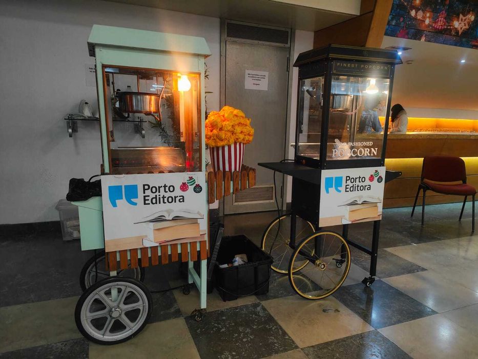 Máquina de Pipocas, Algodão Doce e Gelados