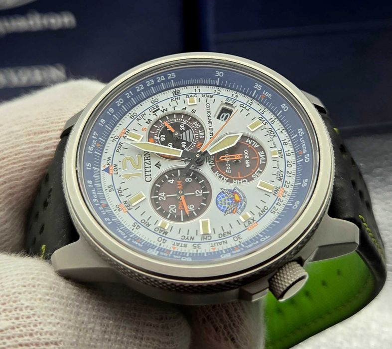 Świetny Citizen Promaster Blue Impulse Radio Controlled World Time, Eco-Drive