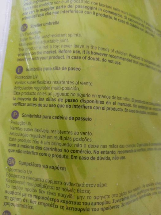 Chapéu de sol de criança como novo