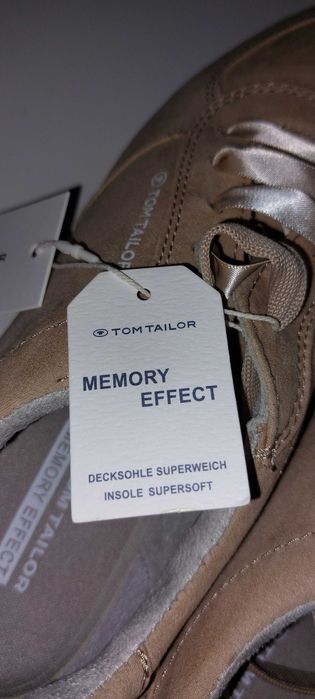 TOM TAILOR sneakersy adidasy trampki damskie 39 zamszowe