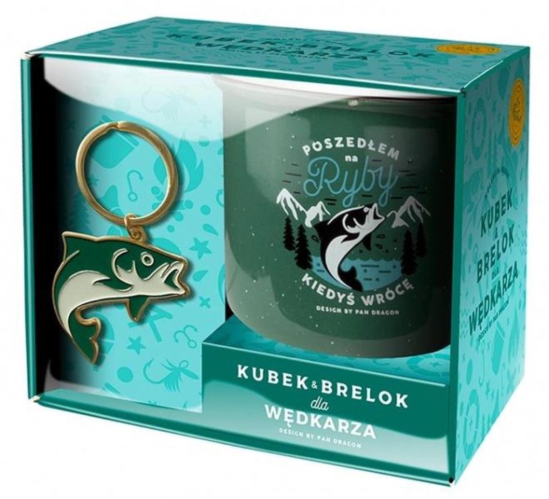 Zestaw kubek + brelok Hobby - Ryby Rok wydania: 2021, oprawa: pudełko