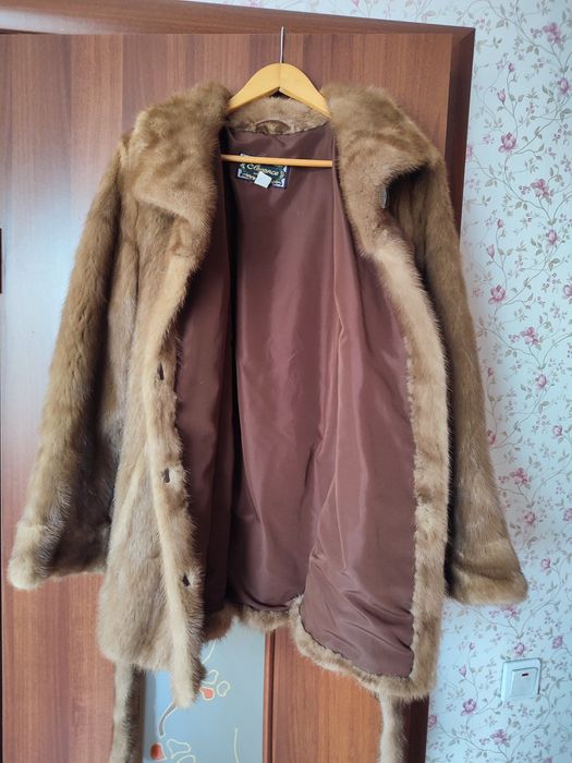 Норковый полушубок