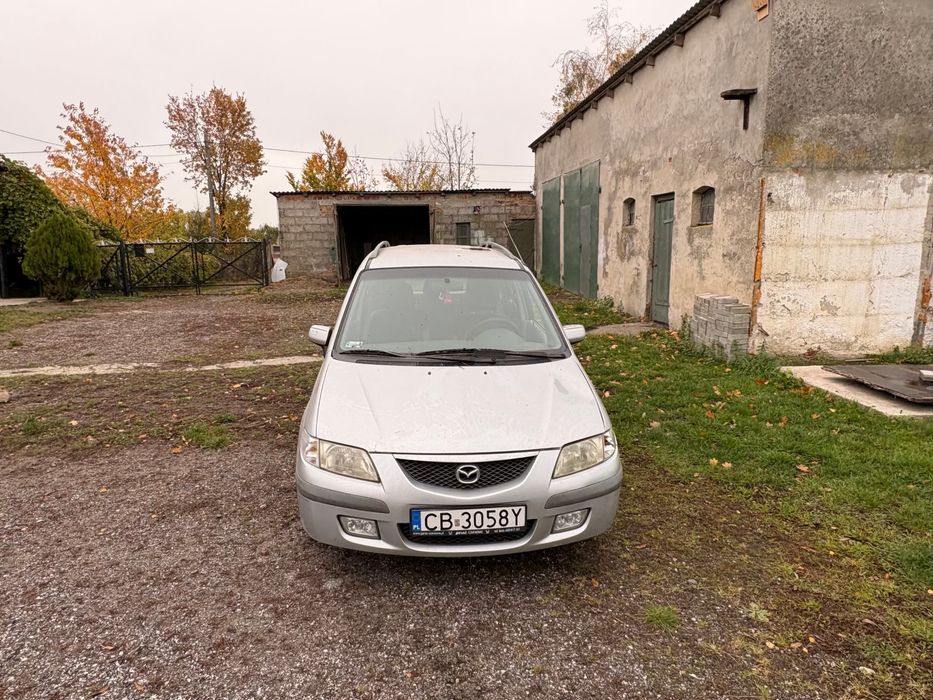 Mazda Premacy 1999 bezyna uszkodzony