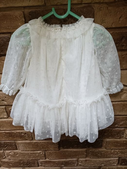 Sukienka chrzest wesele bal księżniczka rozmiar 74