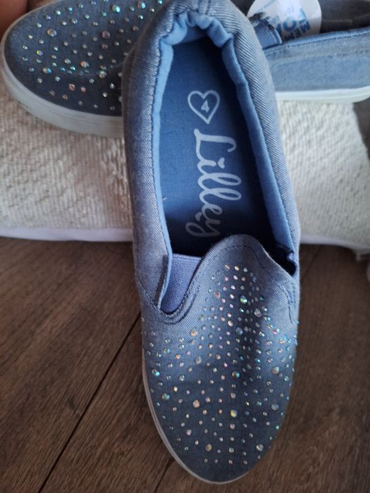 Trampki Lilley niebieskie 37