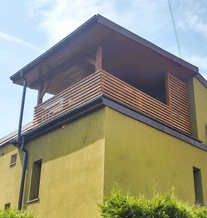 Zadaszenie tarasu, pergola tarasowa, altana, wiata, blacha/poliwęglan