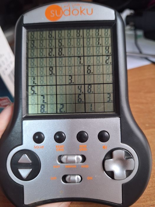 Gra sudoku  na baterii