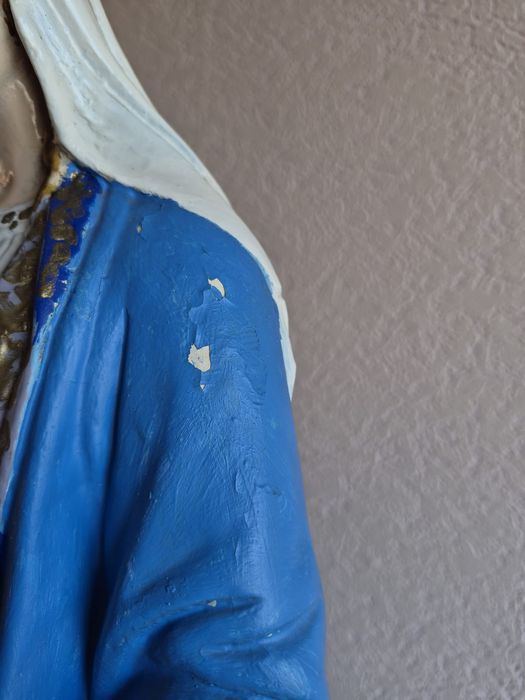 Duża Figura Matki Bożej Gipsowa ok 67 cm
