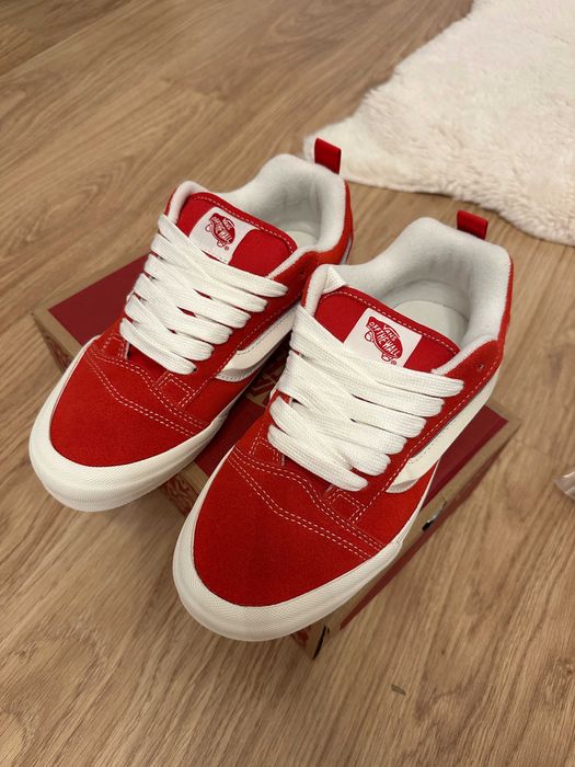Vans Knu Skool Racing Red/Marshmallow к40