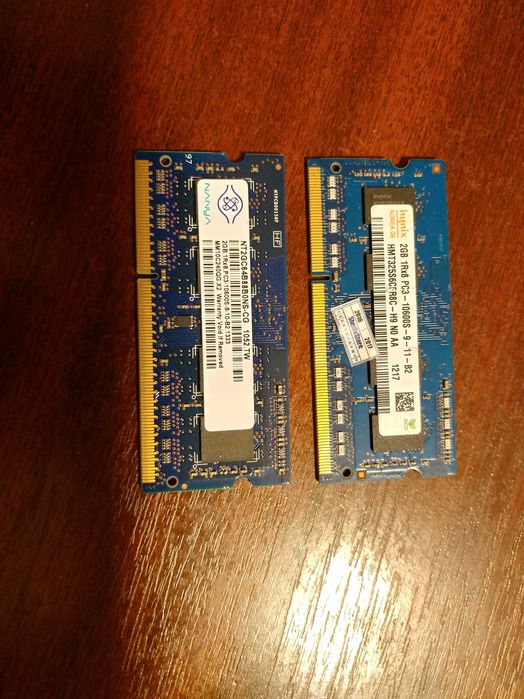 Память SODIMM DDR3-1333 1.5v 4Gb (2шт 2+2Gb)