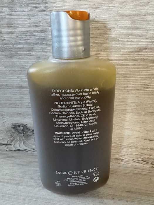 żel pod prysznic dla mężczyzn FatFace 200ml