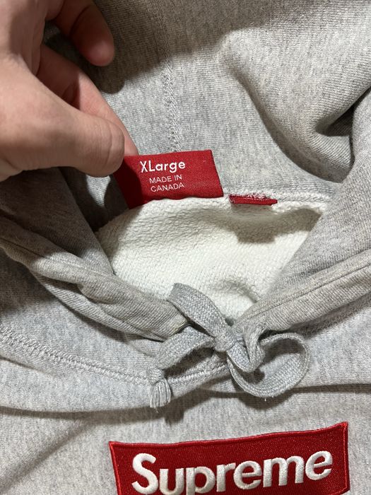 rare supreme box logo hoodie