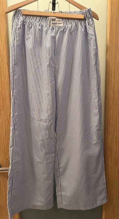штани у полоску оверсайз