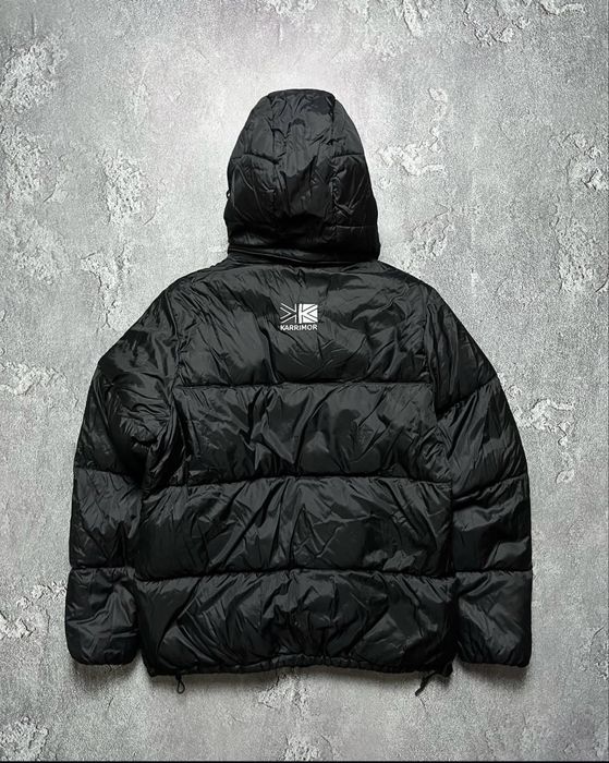 Пуховок Karrimor каримор 600 набивки на зиму, большой логотип,Trapstar