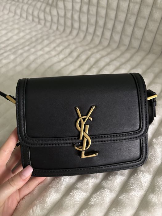 Сумка в стилі ysl mini шкіряна