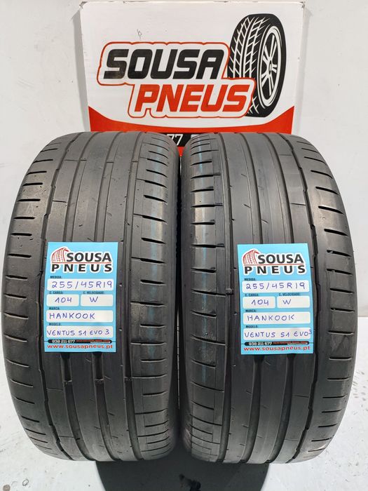 2 pneus semi novos 255-45R19 Hankook - Oferta dos Portes