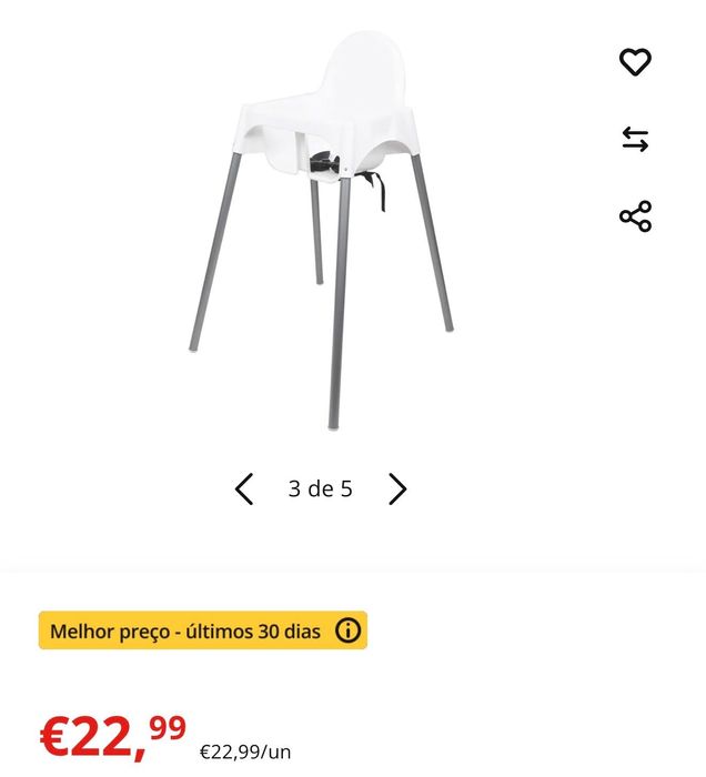 Cadeirinha de alimentação