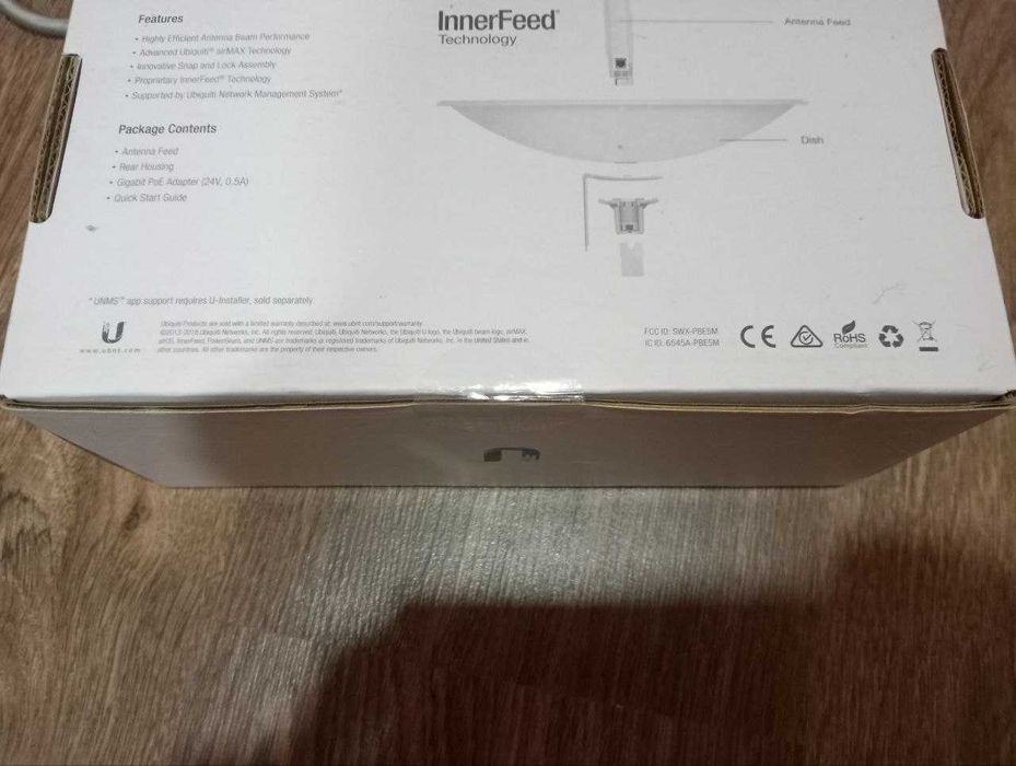 Точка доступу Wi-Fi Ubiquiti PBE-M5-400