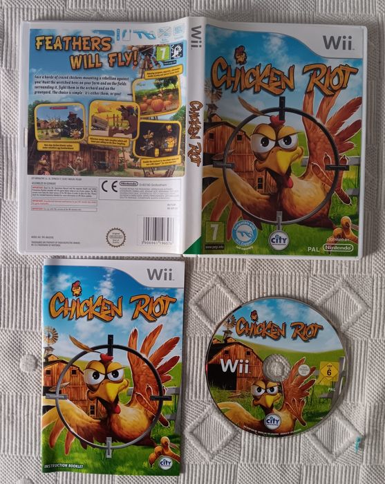 Chicken Riot + Acessório Nintendo wii