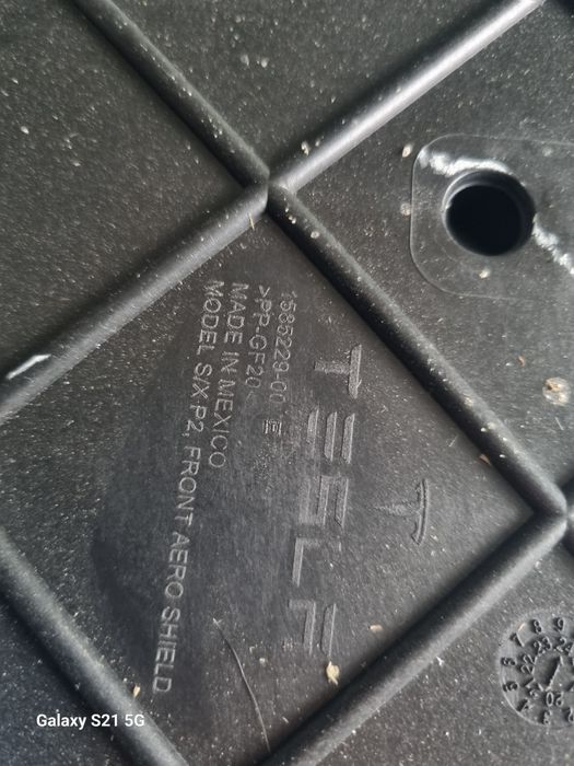 Tesla model x,s защита мотора переднего