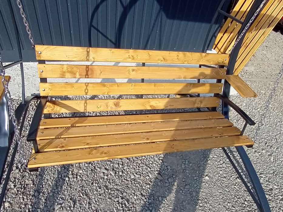 Huśtawka ogrodowa  metalowa