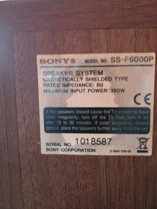 Głosniki sony 180w