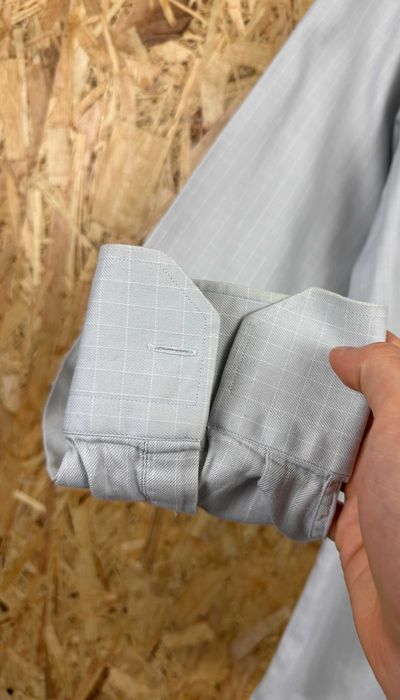 Koszula w kratę CANALI ITALY męska oldmoney casual elegancka r. XL