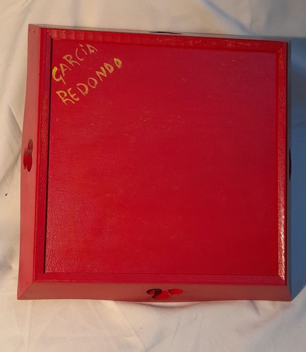 Tabuleiro de Chá em madeira pintado à mão