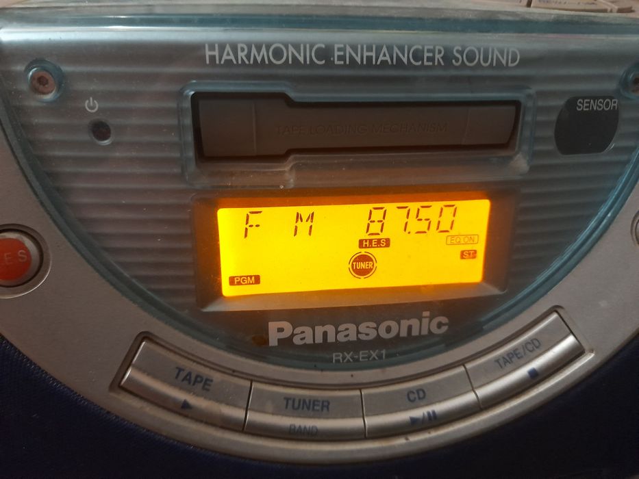 Портативная CD стереосистема(бумбокс) Panasonic RX-EX1