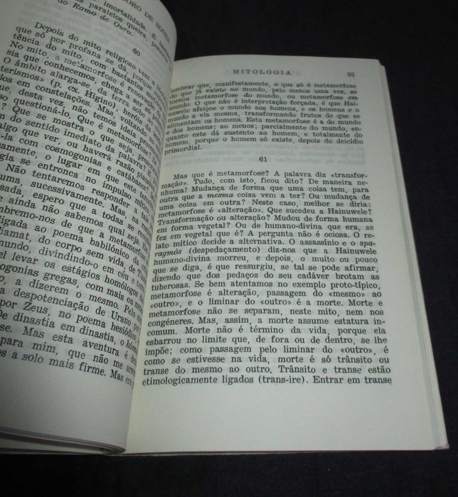 Livro Mitologia Eudoro de Souza