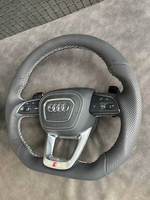 Спортивне карбонове кермо,підігрів KLR / HOD руль  Audi SQ3 SQ5 SQ7 SQ8 RSQ8