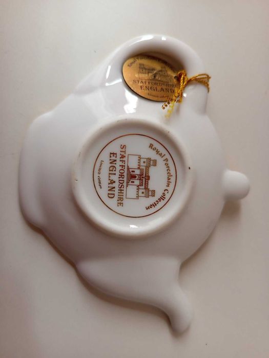 Английский фарфор Staffordshire. Декор, лимонницы, подставки для пакетиков чая 2шт