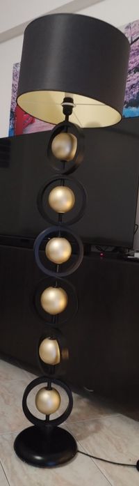 Conjunto de candeeiro e decoração