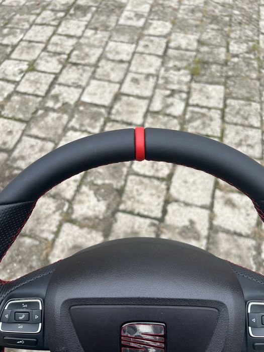 Kierownica Seat FR II polift Lift nowa skóra kompletna