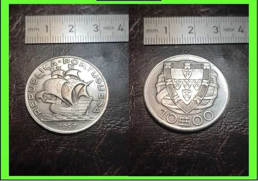 Moedas de escudos antigas raras *RÉPLICAS* 1942 | 1937 | 1935